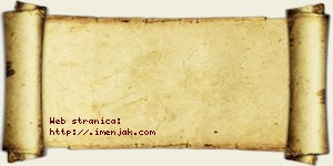 Valentina Zimonjić vizit kartica